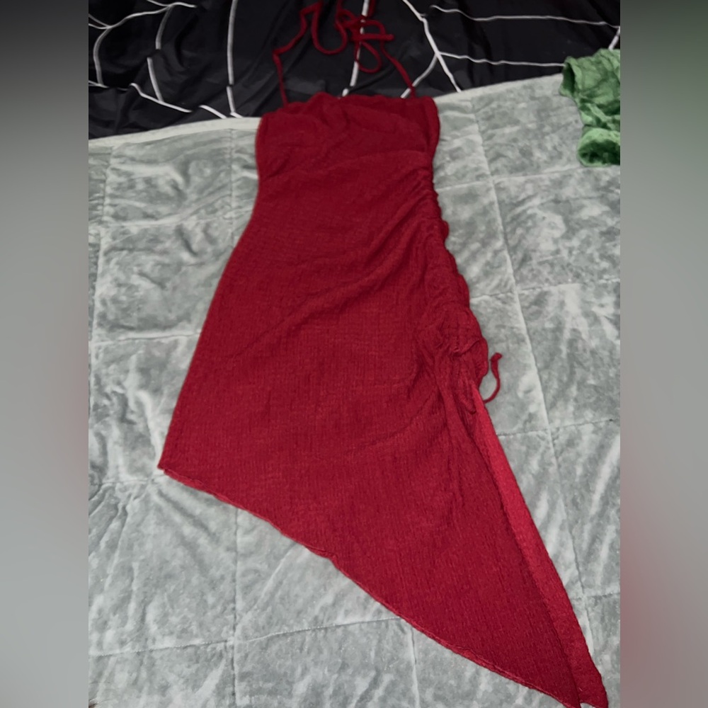 Elegant Red Women's Dress